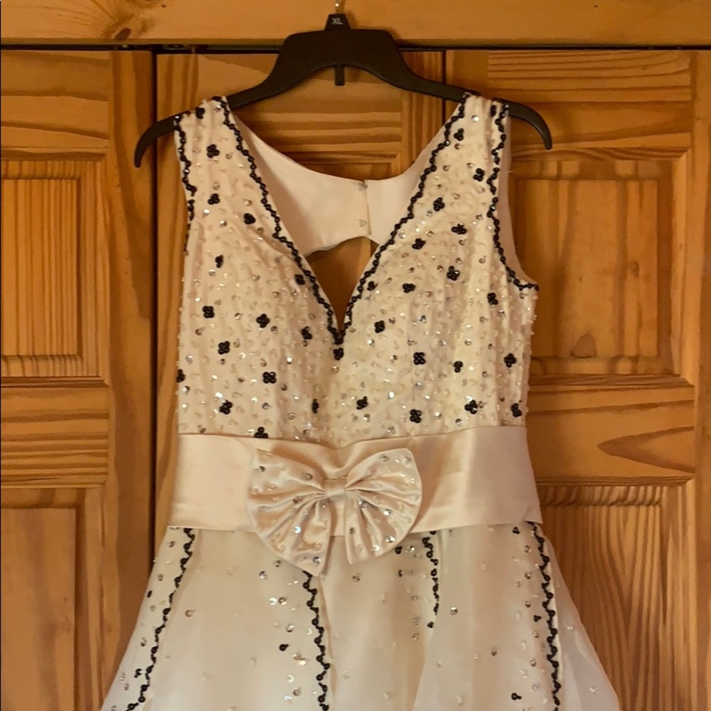 Cream custom gown